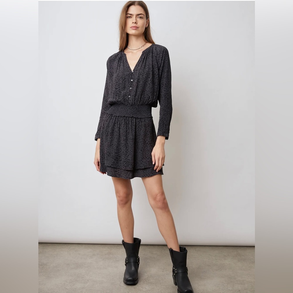 Rails Jasmine Dress in spotted slate color